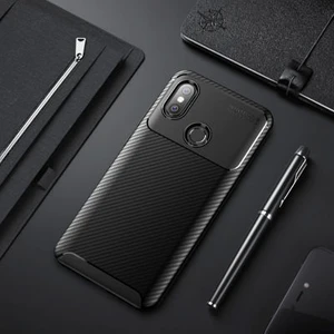 Xiaomi Mi Max 3 Kılıf Karbon Desenli Şık Tamia Premium Silikon Kapak