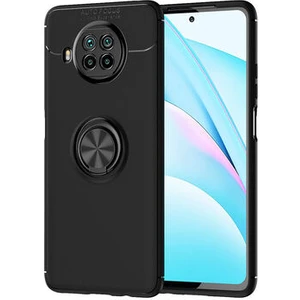 Redmi Note 9 Pro 5g  Kılıf Yüzüklü Sağlam Esnek Ringo Silikon Kapak