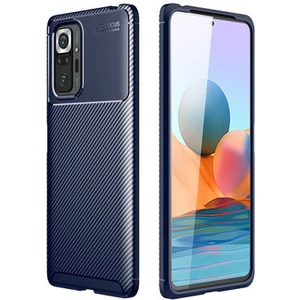 Redmi Note 10 Pro Kılıf Karbon Desenli Şık Tamia Premium Silikon Kapak