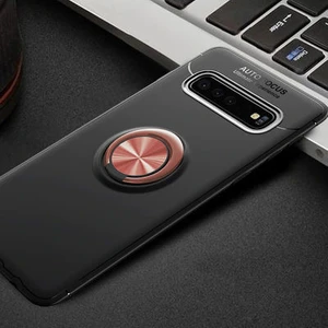 Samsung Galaxy S10 Plus  Kılıf Yüzüklü Sağlam Esnek Ringo Silikon Kapak