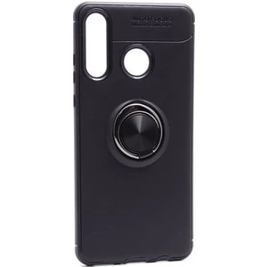 Huawei P30 Lite  Kılıf Yüzüklü Sağlam Esnek Ringo Silikon Kapak