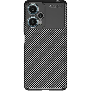 Poco F5 Kılıf Karbon Desenli Şık Tamia Premium Silikon Kapak
