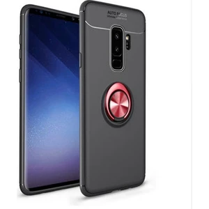 Samsung Galaxy S9 Plus  Kılıf Yüzüklü Sağlam Esnek Ringo Silikon Kapak
