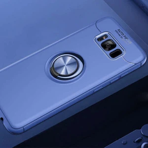 Samsung Galaxy S8 Plus  Kılıf Yüzüklü Sağlam Esnek Ringo Silikon Kapak