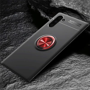 Samsung Galaxy Note 10  Kılıf Yüzüklü Sağlam Esnek Ringo Silikon Kapak
