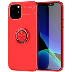 iPhone 12 Pro  Kılıf Yüzüklü Sağlam Esnek Ringo Silikon Kapak