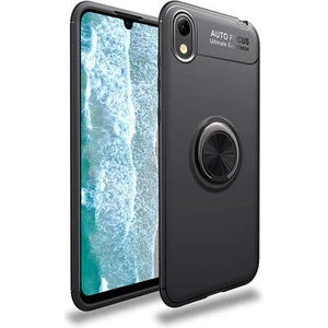 Huawei Y5 2019  Kılıf Yüzüklü Sağlam Esnek Ringo Silikon Kapak
