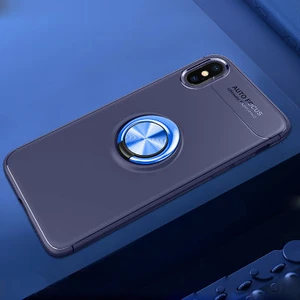 iPhone x  Kılıf Yüzüklü Sağlam Esnek Ringo Silikon Kapak