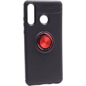 Huawei P30 Lite  Kılıf Yüzüklü Sağlam Esnek Ringo Silikon Kapak