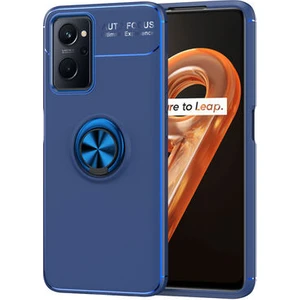 Oppo A76  Kılıf Yüzüklü Sağlam Esnek Ringo Silikon Kapak