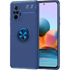 Redmi Note 10 Pro  Kılıf Yüzüklü Sağlam Esnek Ringo Silikon Kapak