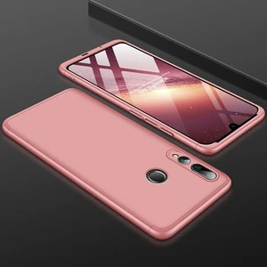 Huawei Y9 Prime 2019 Kılıf 3 Parçalı Şık Patch Sert Silikon Kapak