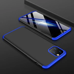 iPhone 11 Pro Max Kılıf 3 Parçalı Şık Patch Sert Silikon Kapak