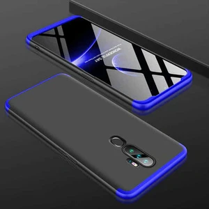 Oppo A5 2020 Kılıf 3 Parçalı Şık Patch Sert Silikon Kapak