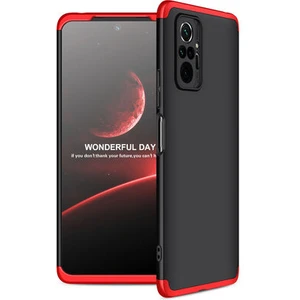 Redmi Note 10 Pro Kılıf 3 Parçalı Şık Patch Sert Silikon Kapak