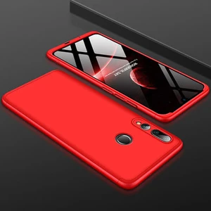 Huawei Y9 Prime 2019 Kılıf 3 Parçalı Şık Patch Sert Silikon Kapak