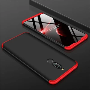 Redmi 8 Kılıf 3 Parçalı Şık Patch Sert Silikon Kapak