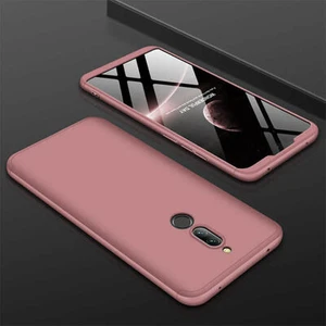 Redmi 8 Kılıf 3 Parçalı Şık Patch Sert Silikon Kapak