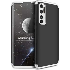 Xiaomi Mi Note 10 Lite Kılıf 3 Parçalı Şık Patch Sert Silikon Kapak