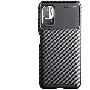 Poco M3 Pro Kılıf Karbon Desenli Şık Tamia Premium Silikon Kapak