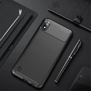 Samsung Galaxy A10 Kılıf Karbon Desenli Şık Tamia Premium Silikon Kapak