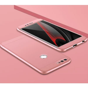 Huawei P9 Lite 2017 Kılıf 3 Parçalı Şık Patch Sert Silikon Kapak