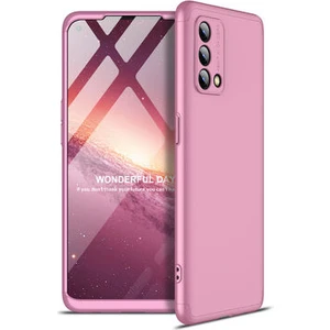 Oppo A74 4g Kılıf 3 Parçalı Şık Patch Sert Silikon Kapak