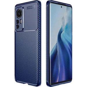 Xiaomi Mi 12 Pro Kılıf Karbon Desenli Şık Tamia Premium Silikon Kapak