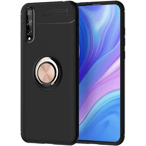 Huawei P Smart S (Y8P)  Kılıf Yüzüklü Sağlam Esnek Ringo Silikon Kapak