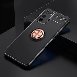Oppo A55 5g  Kılıf Yüzüklü Sağlam Esnek Ringo Silikon Kapak