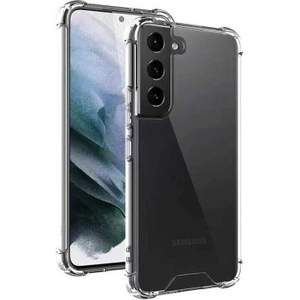 Samsung Galaxy S22 Plus Uyumlu Esnek Kalkan Şeffaf Köşelerde Darbelere Karşı Ultra Kalınlaştırılmış.