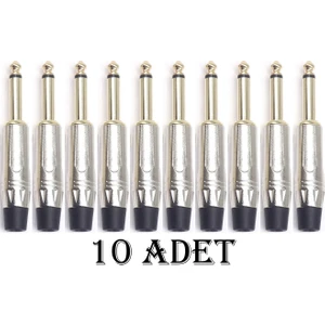 Striking Power 6.3 mm Mono Çivi Gitar Jak Gold - 10 ADET