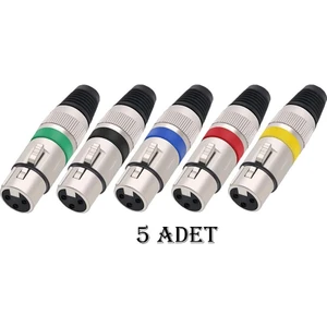 Canon Dişi 3 Pinli XLR Konnektör