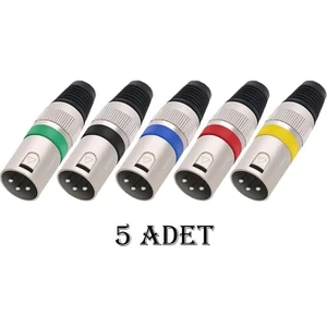 Canon Erkek 3 Pinli XLR Konnektör