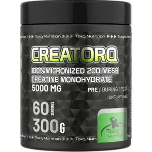 Torq Nutrition Creatorq %100 Micronized Creatine Monohydrate 300 Gr 60 Servis