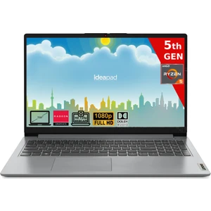 Ideapad 1 15ALC7 Amd Ryzen 5-5625U 16GB 256GB SSD Amd Radeon Graphics Freedos 15.6 FHD Taşınabilir Bilgisayar  82R400VRTX-16256