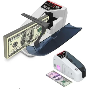 Kağıt Para Sayma Makinesi Mini Taşınabilir Uv Lamba Para Kontrol
