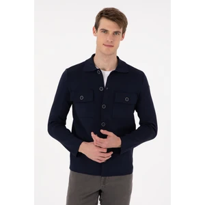 U.S. Polo Assn. Erkek Lacivert Hırka (Triko) 50294169-VR033