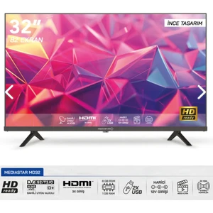 32" 81 Ekran Uydu Alıcılı  HD LED TV