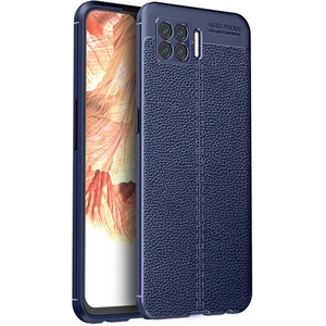 Oppo A73 Kılıf Deri Desenli ve Esnek Yapılı Sağlam Derry Silikon Kılıf
