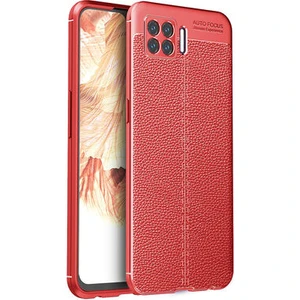 Oppo A73 Kılıf Deri Desenli ve Esnek Yapılı Sağlam Derry Silikon Kılıf