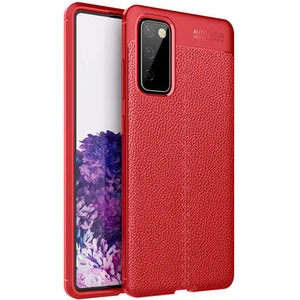 Samsung Galaxy S20 Fe Kılıf Deri Desenli ve Esnek Yapılı Sağlam Derry Silikon Kılıf