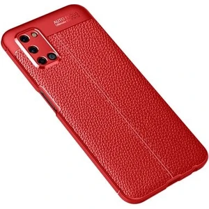 Oppo A92 Kılıf Deri Desenli ve Esnek Yapılı Sağlam Derry Silikon Kılıf