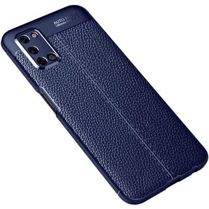 Oppo A92 Kılıf Deri Desenli ve Esnek Yapılı Sağlam Derry Silikon Kılıf