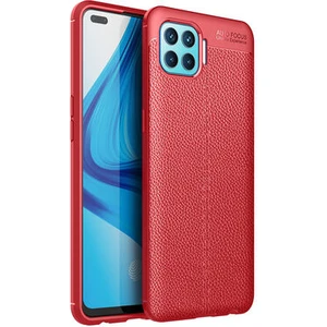 Oppo Reno 4 Lite Kılıf Deri Desenli ve Esnek Yapılı Sağlam Derry Silikon Kılıf
