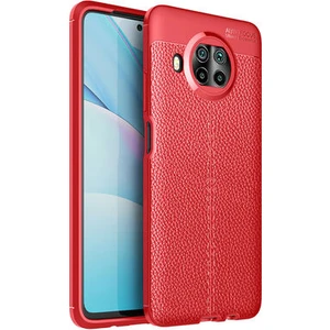 Redmi Note 9 Pro 5g Kılıf Deri Desenli ve Esnek Yapılı Sağlam Derry Silikon Kılıf