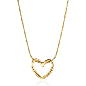 Swen Collection Kalp Ikonlu Çelik Kolye