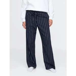 Kadın Lacivert Supersoft Desenli Flannel Pijama Altı