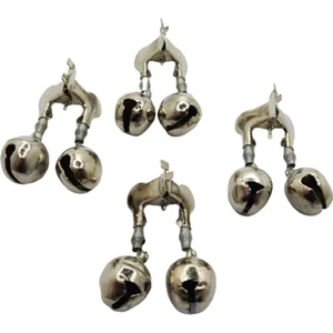 Çapari Av Kamış Olta Zili- Metal Kısa Maşalı Çiftli Zil (4 Adet)