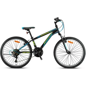Mars Plus - 24  - Mtb - 12' - 21 Vites - V.b - Parlak Siyah-Lime/mavi